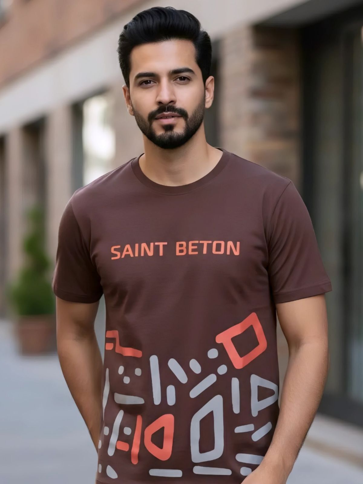 CREW NECK SB BOX T-SHIRT – SB PURE CN - Maroon (2)