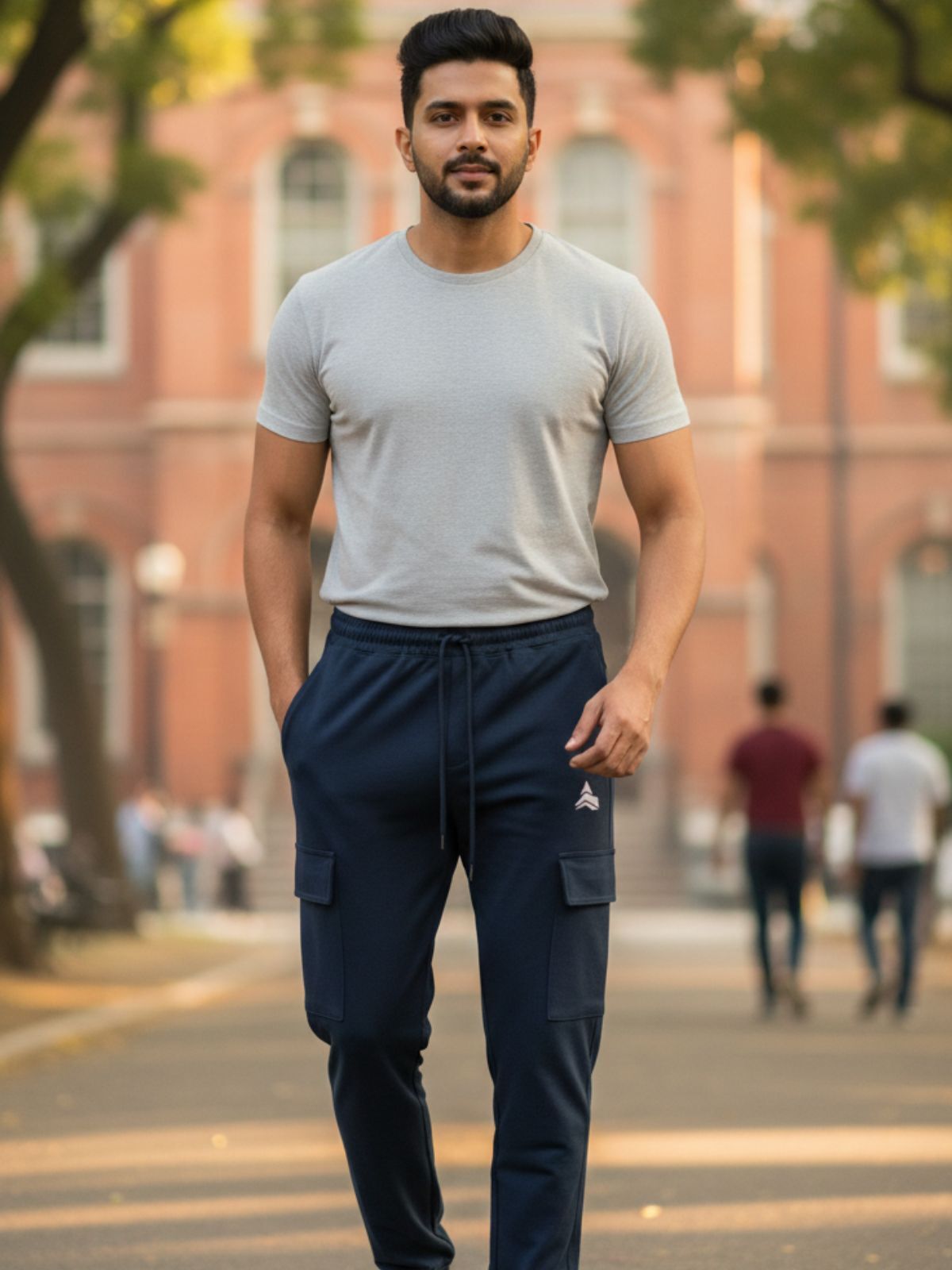 MENS CARGO JOGGERS(4 WAY LYCRA) – SB MIGRANT - Dark Grey (3)