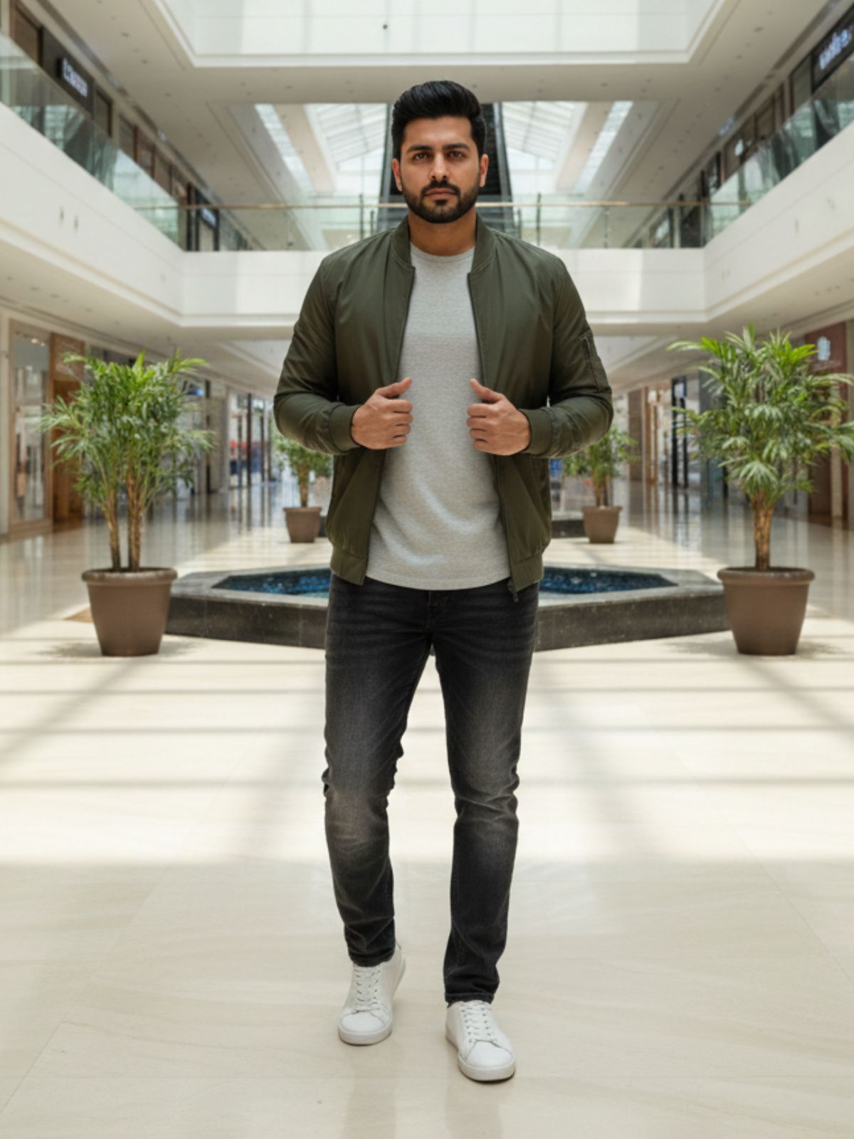 MENS BLACK FUR - SB DENIM REG