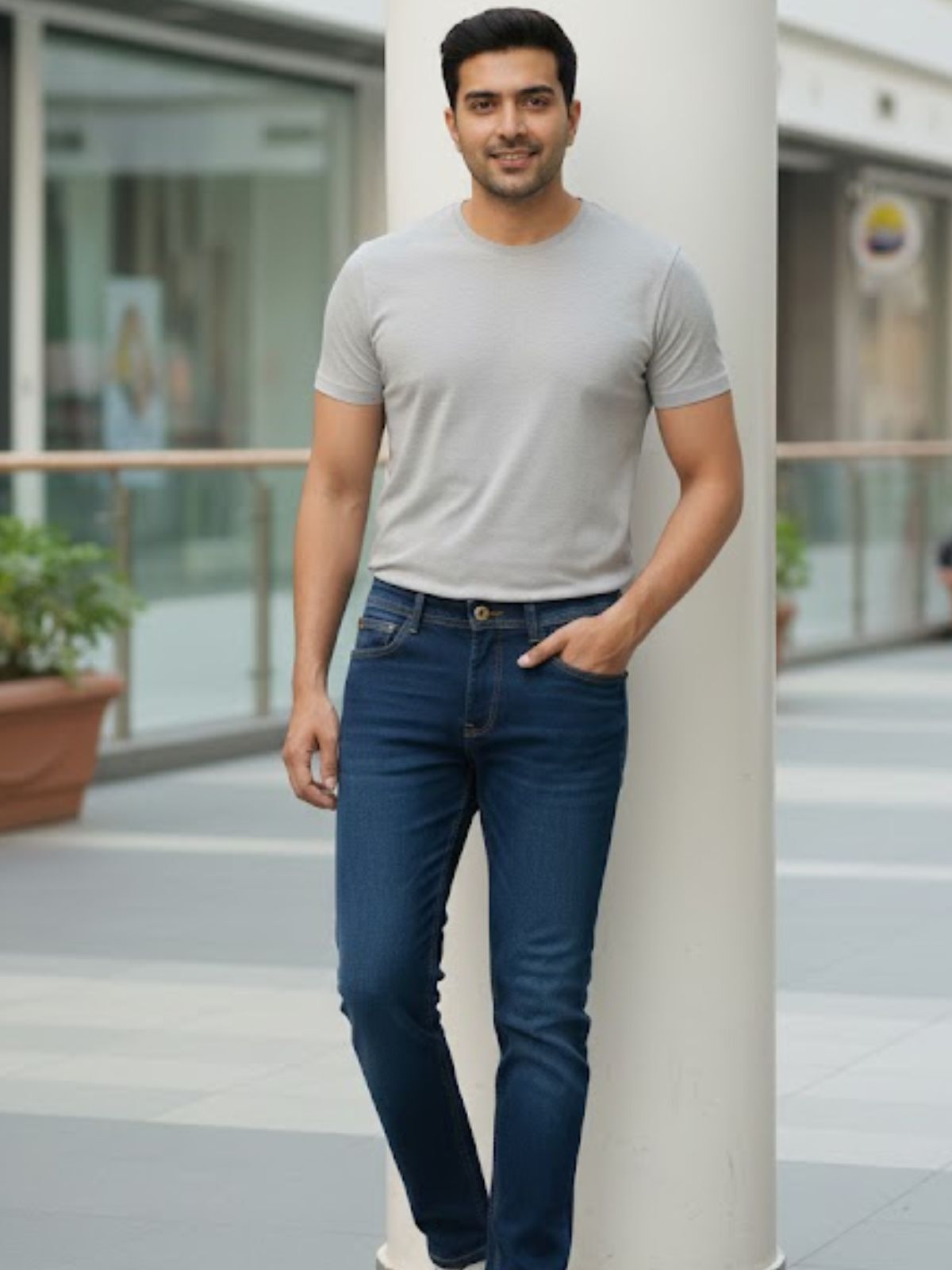 MENS DENIM - GREEN TINT - SB DENIM REG